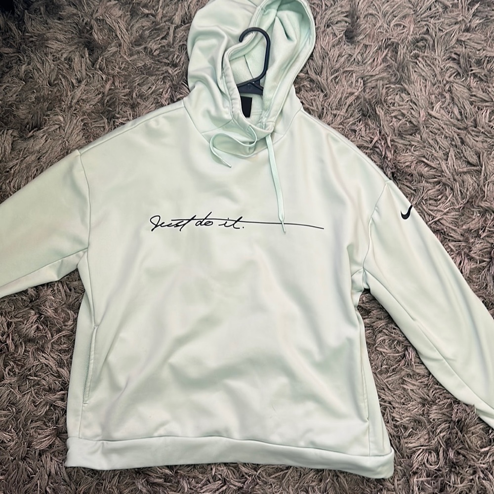 Mint green Nike sweatshirt